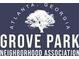 Grove Park Neighborhood Association logo featuring the neighborhood name and an oak tree at 676 S Grand Nw Ave, Atlanta, GA 30318