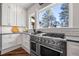 Bright kitchen with stainless appliances, white cabinets, subway tile, and natural light at 4115 Merritt Dr, Cumming, GA 30041