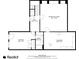 Detailed floorplan showcasing the layout of the basement, including the bedroom, bathroom, and recreation room at 10 Clarke Hill St, Decatur, GA 30030