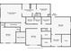 Second floor plan featuring a primary bedroom suite, three additional bedrooms, and a bonus room at 21 Cass Station Pass Nw Pass, Cartersville, GA 30121