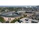 This aerial view showcases a stadium near new construction with Atlanta's skyline in the background at 562 Formwalt Sw St # 5, Atlanta, GA 30312