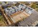 Aerial view of townhomes under construction, showing foundations and initial building phases at 1237 Memorial Se Dr # 304, Atlanta, GA 30316