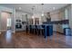 Well-appointed kitchen with stainless steel appliances, a center island, and modern cabinetry at 1291 Pleasant Grove Church Rd, Villa Rica, GA 30180