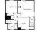 Second floor floor plan with bedrooms and bathrooms at 332 Hickory Acres Se Dr, Smyrna, GA 30082