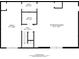Layout of the basement with rooms and total square footage at 5876 Old Wellborn Trce, Lithonia, GA 30058