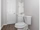 Cozy half bathroom with modern fixtures at 5876 Old Wellborn Trce, Lithonia, GA 30058