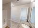 Bathroom featuring single sink, bathtub, and tile floor at 1198 Oak Knoll Ct, Lithonia, GA 30058