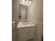 Bathroom features a white vanity, modern fixtures, and a bright quartz countertop at 72 Dodd Rd, Kingston, GA 30145