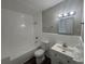 Clean bathroom with a white tiled shower and a vanity at 3900 Boulder Park Sw Dr, Atlanta, GA 30331