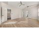 Spacious bedroom with vaulted ceiling, wood floors and walk-in closet at 2983 Crosswycke Forest Ne Dr # A, Atlanta, GA 30319