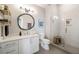 Modern bathroom with a glass-enclosed shower, designer vanity, and contemporary fixtures at 22 Airline Ne St # 403, Atlanta, GA 30312