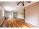 Bedroom with hardwood floors and double door closets at 3483 Napoleon St, Atlanta, GA 30337