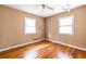 Bedroom with hardwood floors, natural light and neutral walls at 3483 Napoleon St, Atlanta, GA 30337