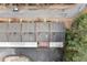 Aerial shot of brick townhomes showing the roofs, parking, and proximity to the community pool at 1659 Executive Park Ne Ln, Brookhaven, GA 30329