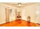 Bedroom featuring hardwood floors, a ceiling fan and natural light at 2798 Tralyn Ct, Decatur, GA 30034