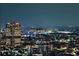 An expansive night view of the city showcasing multiple skyscrapers, buildings and city lights at 400 W Peachtree Nw St # 3216, Atlanta, GA 30308