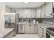 Stylish kitchen with stainless steel appliances, granite countertops, and a mosaic backsplash at 434 Mcgill Ne Pl, Atlanta, GA 30312