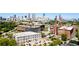 An aerial view of the complex showcasing its proximity to the city skyline and lush greenery at 170 Boulevard Se # 412E, Atlanta, GA 30312