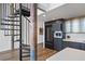 This kitchen includes a stainless steel fridge and custom coffee maker at 170 Boulevard Se # 412E, Atlanta, GA 30312