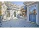 Exterior features an inviting deck space and a sunroom with abundant natural light at 205 Pine Knott Rd, Fayetteville, GA 30214