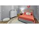 Bright bedroom with a bed, a dresser and stylish decor at 185 Bob White Dr, Stockbridge, GA 30281