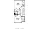 Upper level floor plan featuring bedrooms, bathrooms, laundry room, and closet spaces at 1932 Appian Aly, Kennesaw, GA 30144