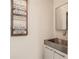 Powder room featuring a modern sink and decorative wall art at 2750 Old Horseshoe Bend Sw Rd, Marietta, GA 30064