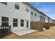 Townhome backyard and patio with privacy fence at 5063 Lower Elm St, Atlanta, GA 30349