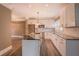 Modern kitchen featuring granite countertops, white cabinetry and stainless steel appliances at 577 Center Hill Nw Ave, Atlanta, GA 30318