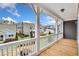 This second story balcony overlooks a beautifully landscaped neighborhood at 2304 Isla Run, Woodstock, GA 30188