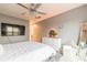 Cozy bedroom with white dresser, decorative mirror, and a soft rug, perfect for relaxation at 970 Sidney Marcus Blvd # 1217, Atlanta, GA 30324