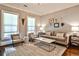 Cozy living room with neutral tones, comfortable seating, and natural light at 1180 John Collier Rd, Atlanta, GA 30318