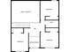 Second floor plan displaying the arrangement of bedrooms and bathrooms at 2397 Shady Maple Trl, Loganville, GA 30052