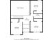 Second floor plan displaying the arrangement of bedrooms and bathrooms at 2397 Shady Maple Trl, Loganville, GA 30052