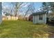 Well-maintained backyard with a storage shed and wooden privacy fence at 438 Ansley St, Decatur, GA 30030