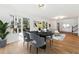 Dining room with bright light and view of the living room at 438 Ansley St, Decatur, GA 30030