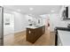 Stylish kitchen featuring a kitchen island, white countertops, and stainless steel appliances at 438 Ansley St, Decatur, GA 30030