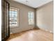 Bright home office with wood floors, large windows providing natural light, and stylish trim at 3927 Enclave Way, Tucker, GA 30084
