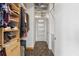 Hallway with built-in closet leading to a bedroom at 878 Peachtree Ne St # 431, Atlanta, GA 30309