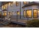 Backyard patio featuring a deck and view of home's windows at 88 Whitehead Rd, Sugar Hill, GA 30518