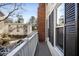 Exterior balcony with white railings and a view of the surrounding neighborhood at 104 Terrace Dr # 6, Atlanta, GA 30305