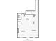 This floor plan shows the layout of the living room, kitchen, dining room, bathroom, and entry at 613 Everett Ln, Woodstock, GA 30188