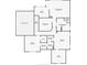 Detailed floor plan showcasing the layout of the home's bedrooms, bathrooms, and primary bedroom suite at 9135 Etching Overlook, Johns Creek, GA 30097