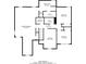 Second floorplan shows 3 bedrooms, a primary bedroom with bath, and a laundry room on second level at 610 Maltese Dr, Atlanta, GA 30349