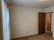 Bedroom with white walls and carpeted floor at 1046 Sans Souci Way, Clarkston, GA 30021