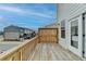 Wood deck features wood railings and privacy fence with great view at 2212 Whistler Ne Way, Lawrenceville, GA 30043