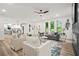 Spacious living area with open floor plan to the kitchen, modern decor, and abundant natural light at 921 Cone Rd, Forest Park, GA 30297