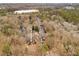 Aerial view of townhome community surrounded by mature trees with ample parking at 2116 N Forest Trl, Dunwoody, GA 30338