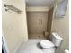 Bathroom with tiled shower and marble-look flooring at 24 Moreland Ne Ave, Atlanta, GA 30307