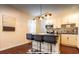 Kitchen with stainless steel appliances, granite countertops, and a breakfast bar at 24 Moreland Ne Ave, Atlanta, GA 30307